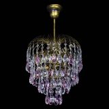 Люстра Лора №3 под бронзу розовая в Магнитогорске