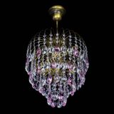 Люстра Лора №3 под бронзу розовая в Магнитогорске