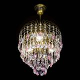 Люстра Лора №3 под бронзу розовая в Магнитогорске