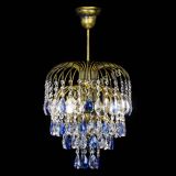 Люстра Лора №3 под бронзу синяя в Магнитогорске