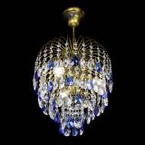 Люстра Лора №3 под бронзу синяя в Магнитогорске