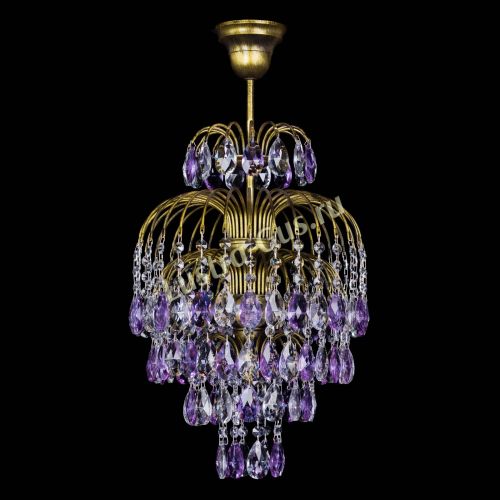 Люстра Лора №3 журавлик Фиолетовая под бронзу в Магнитогорске Люстра Лора №3 журавлик Фиолетовая под бронзу в Магнитогорске