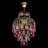 Люстра Лора №3 журавлик Красная под бронзу в Магнитогорске