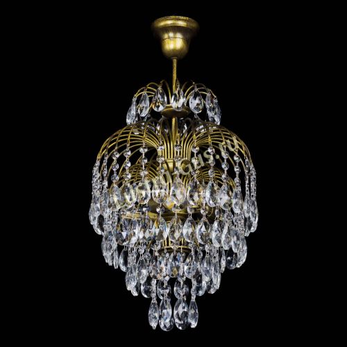 Люстра Лора №3 журавлик под бронзу в Магнитогорске Гусь Хрустальный