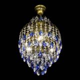 Люстра Лора №3 журавлик Синяя под бронзу в Магнитогорске Люстра Лора №3 журавлик Синяя под бронзу в Магнитогорске