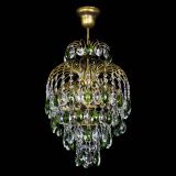 Люстра Лора №3 журавлик Зеленая под бронзу в Магнитогорске