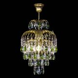 Люстра Лора №3 журавлик Зеленая под бронзу в Магнитогорске