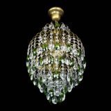 Люстра Лора №3 журавлик Зеленая под бронзу в Магнитогорске