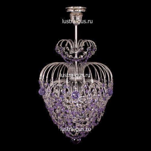 Люстра Лора оптикон сиреневая в Магнитогорске Люстра Лора оптикон сиреневая в Магнитогорске