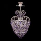 Люстра Лора оптикон сиреневая в Магнитогорске Люстра Лора оптикон сиреневая в Магнитогорске