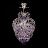 Люстра Лора оптикон сиреневая в Магнитогорске Люстра Лора оптикон сиреневая в Магнитогорске