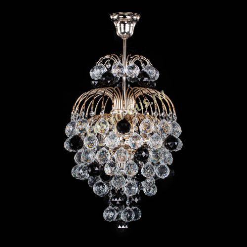 Люстра Лора Шар 40 черная в Магнитогорске Гусь Хрустальный