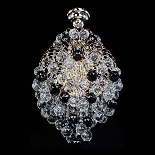 Люстра Лора Шар 40 черная в Магнитогорске Гусь Хрустальный