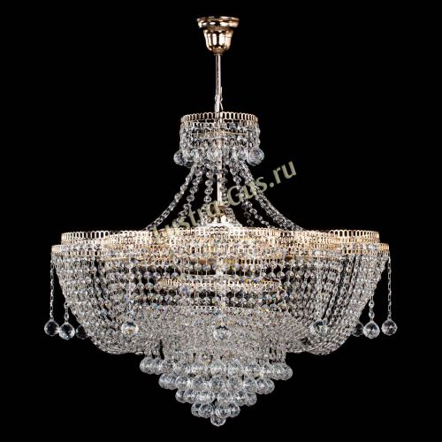 Люстра Камелия Александра с подвесом в Магнитогорске Гусь Хрустальный