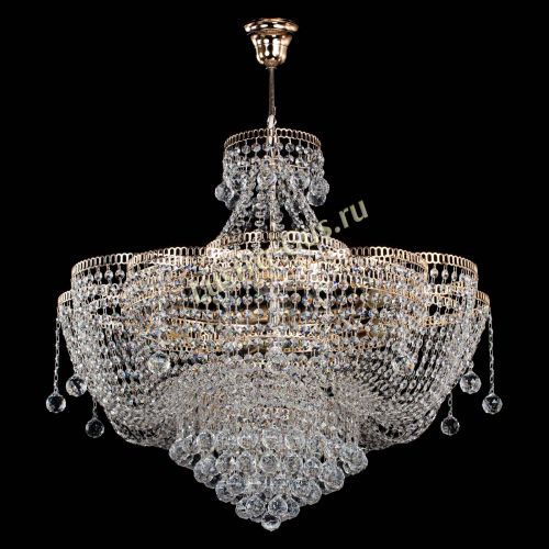 Люстра Камелия Александра с подвесом в Магнитогорске Гусь Хрустальный
