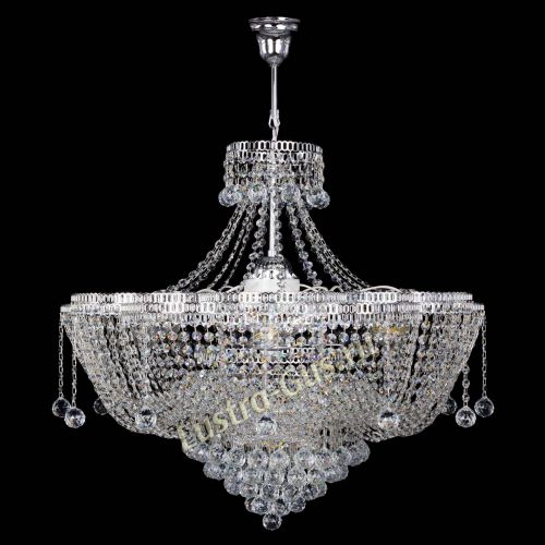 Люстра Камелия Александра с подвесом в Магнитогорске Гусь Хрустальный