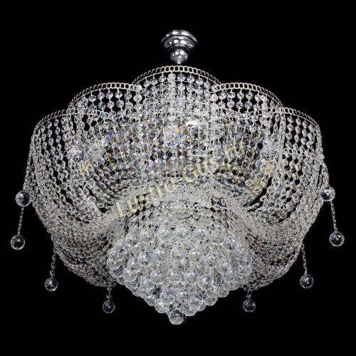 Люстра Камелия Александра с подвесом в Магнитогорске Гусь Хрустальный