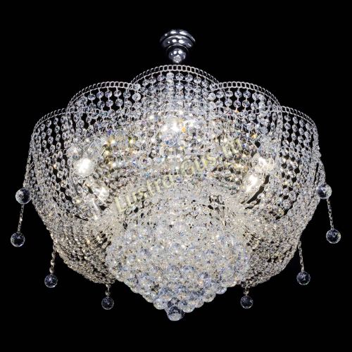 Люстра Камелия Александра с подвесом в Магнитогорске Гусь Хрустальный