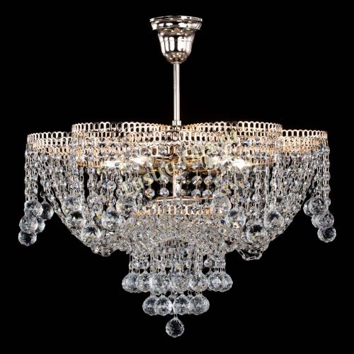 Люстра Лотос Анна с подвесом в Магнитогорске Гусь Хрустальный