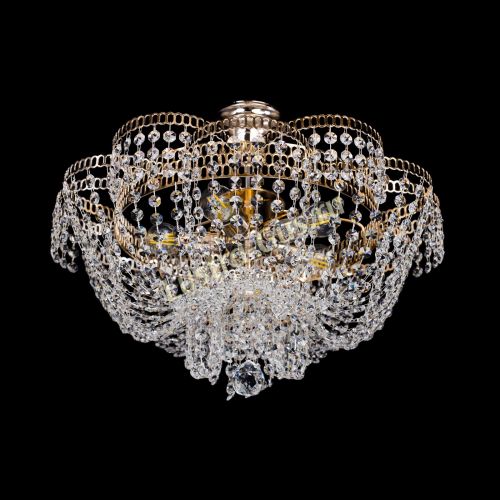 Люстра Лотос Пион с подвесом в Магнитогорске Гусь Хрустальный