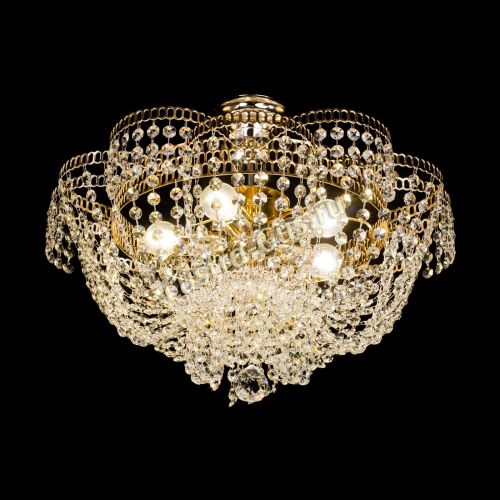 Люстра Лотос Пион с подвесом в Магнитогорске Гусь Хрустальный