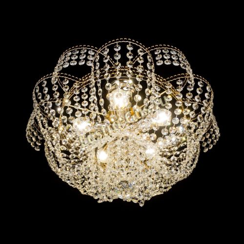 Люстра Лотос Пион с подвесом в Магнитогорске Гусь Хрустальный