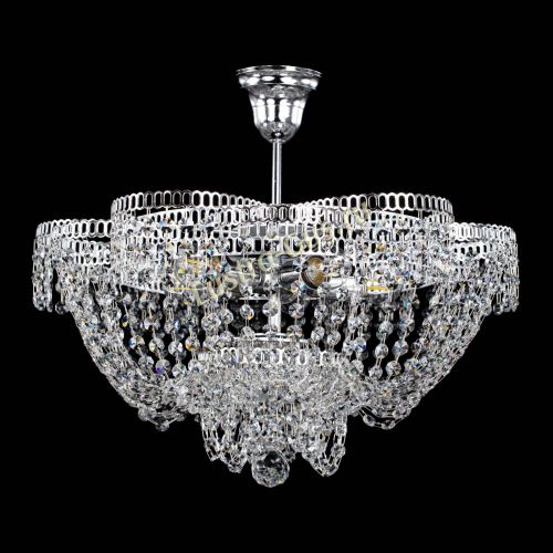 Люстра Лотос Пион с подвесом в Магнитогорске Гусь Хрустальный