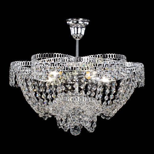 Люстра Лотос Пион с подвесом в Магнитогорске Гусь Хрустальный