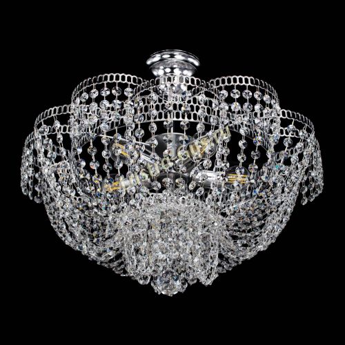 Люстра Лотос Пион с подвесом в Магнитогорске Гусь Хрустальный