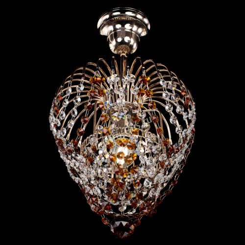 Люстра Малинка обтикон чайная в Магнитогорске Гусь Хрустальный