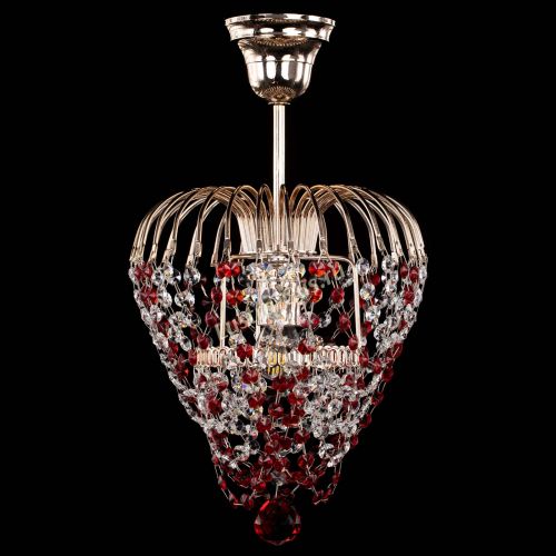 Люстра Малинка обтикон красная в Магнитогорске Люстра Малинка обтикон красная в Магнитогорске