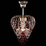 Люстра Малинка обтикон красная в Магнитогорске Люстра Малинка обтикон красная в Магнитогорске