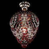 Люстра Малинка обтикон красная в Магнитогорске Люстра Малинка обтикон красная в Магнитогорске