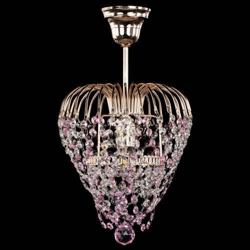 Люстра Малинка обтикон розовая в Магнитогорске Люстра Малинка обтикон розовая в Магнитогорске