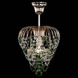 Люстра Малинка обтикон зеленая в Магнитогорске Люстра Малинка обтикон зеленая в Магнитогорске