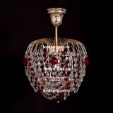 Люстра Малинка шар красная в Магнитогорске