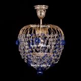 Люстра Малинка шар синяя в Магнитогорске Люстра Малинка шар синяя в Магнитогорске