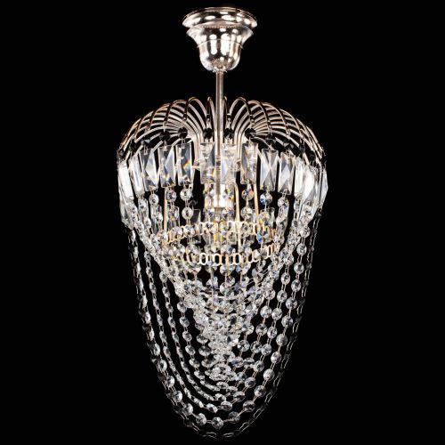 Люстра Малинка Водоворот черная в Магнитогорске Гусь Хрустальный