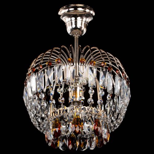 Люстра Малинка чайная в Магнитогорске Гусь Хрустальный