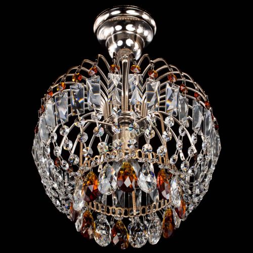 Люстра Малинка чайная в Магнитогорске Гусь Хрустальный