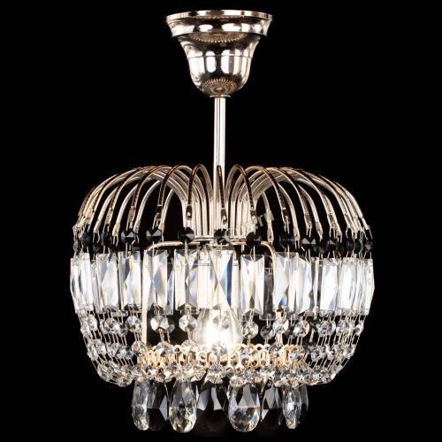 Люстра Малинка черная в Магнитогорске Гусь Хрустальный