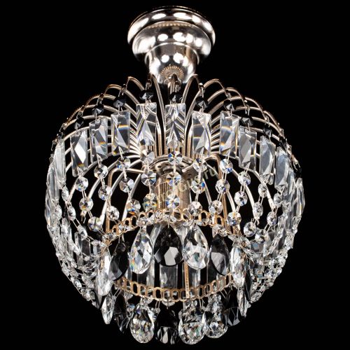 Люстра Малинка черная в Магнитогорске Гусь Хрустальный