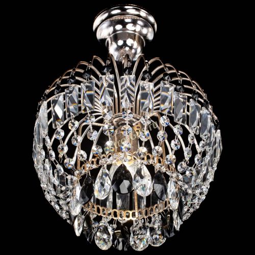 Люстра Малинка черная в Магнитогорске Гусь Хрустальный