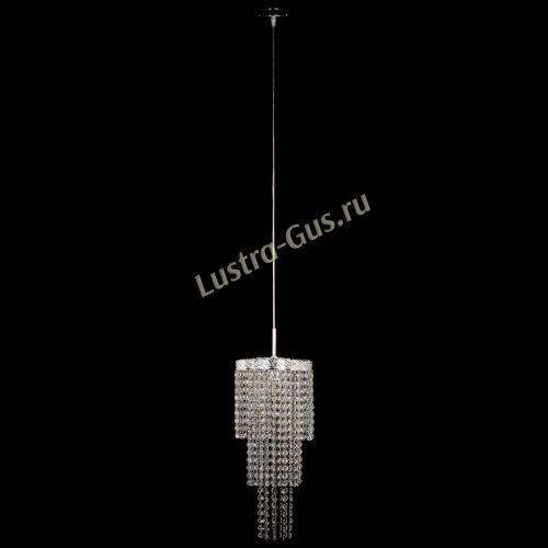 Люстра Милан №1 каскад на тросе в Магнитогорске Гусь Хрустальный