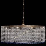 Люстра Милан капель №10 под бронзу синяя с подвесом в Магнитогорске Люстра Милан капель №10 под бронзу синяя с подвесом в Магнитогорске