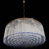 Люстра Милан капель №10 под бронзу синяя с подвесом в Магнитогорске Люстра Милан капель №10 под бронзу синяя с подвесом в Магнитогорске