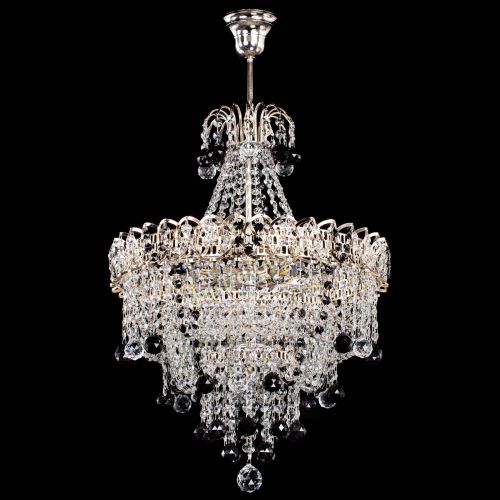 Люстра Натали Софья черная в Магнитогорске Гусь Хрустальный