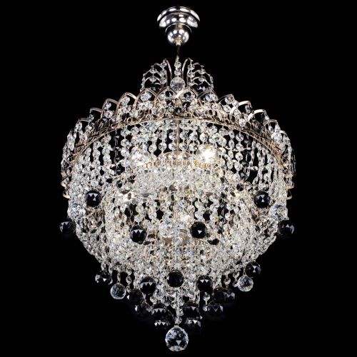 Люстра Натали Софья черная в Магнитогорске Гусь Хрустальный