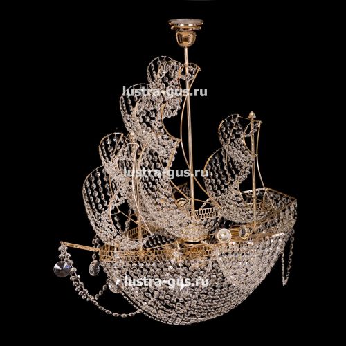 Люстра Черная Жемчужина в Магнитогорске Гусь Хрустальный