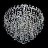 Люстра Капель Лепесток Шар 30 мм, Диаметр 450 мм, Серебро, Люстры Гусь Хрустальный Люстра Капель Лепесток Шар 30 мм, Диаметр 450 мм, Серебро, Люстры Гусь Хрустальный